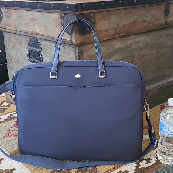 kate spade Bags Kate Spade Jae Nylon Laptop Bag Nightcap Blue